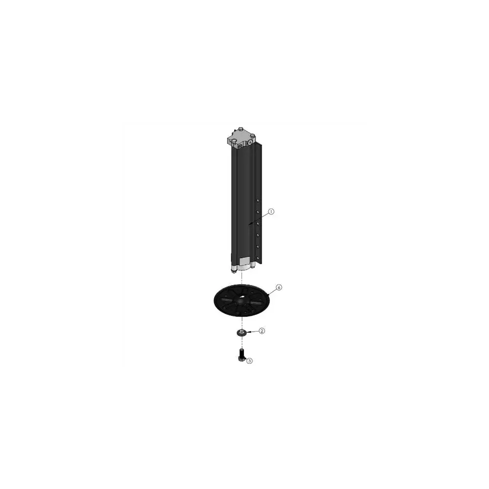Replacement Left Leg For Gen I Lippert Level-Up Leveling System - 14K Cap - LIP25712610
